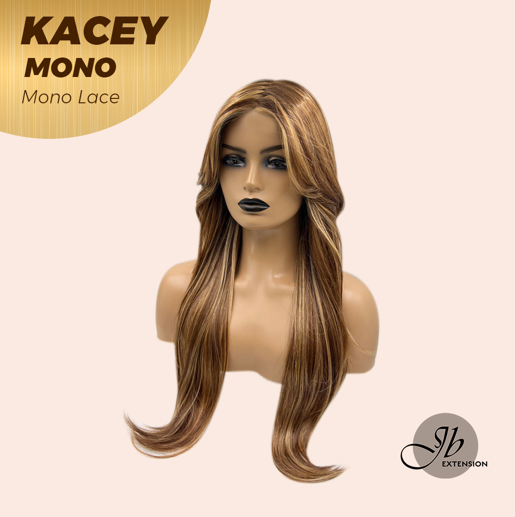 [PRE-ORDER] JBEXTENSION KACEY MONO Monofilament Handmade Wig 6X5 Full Monofilament Hand Tied Top Wig 27 Inches Copper Mono Lace Wig With Anti-slip Silicone Strips Glueless Wig KACEY MONO【BENDY EAR TABS】