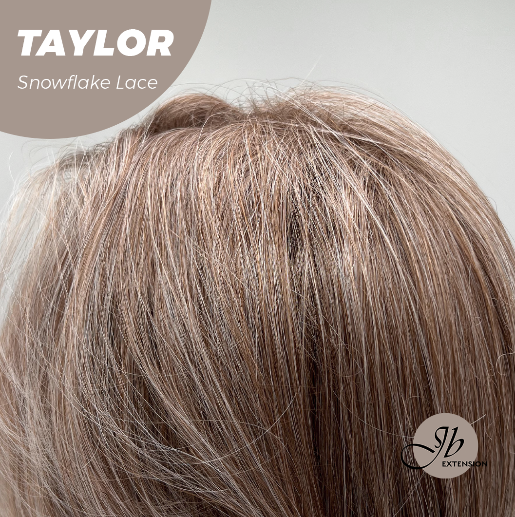 [PRE-ORDER] JBEXTENSION 18 Inches Apricot Pre-Cut Snowflake Lace Frontlace Glueless Wig TAYLOR【PERMATEASE】【BENDY EAR TABS】