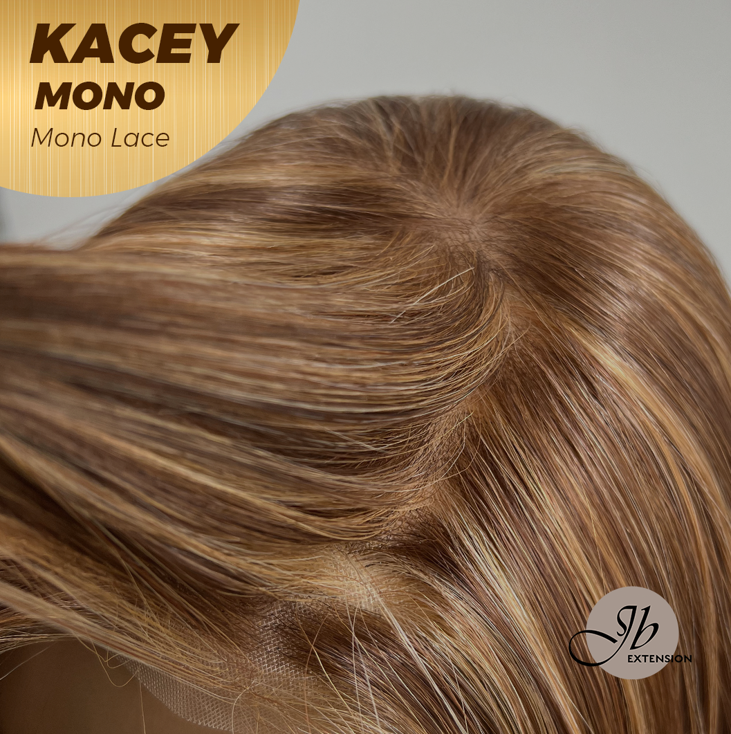 [PRE-ORDER] HOT OF SEASON - KACEY MONO Monofilament Handmade Wig 6X5 Full Monofilament Hand Tied Top Wig 27 Inches Copper Mono Lace Wig With Anti-slip Silicone Strips Glueless Wig KACEY MONO【BENDY EAR TABS】