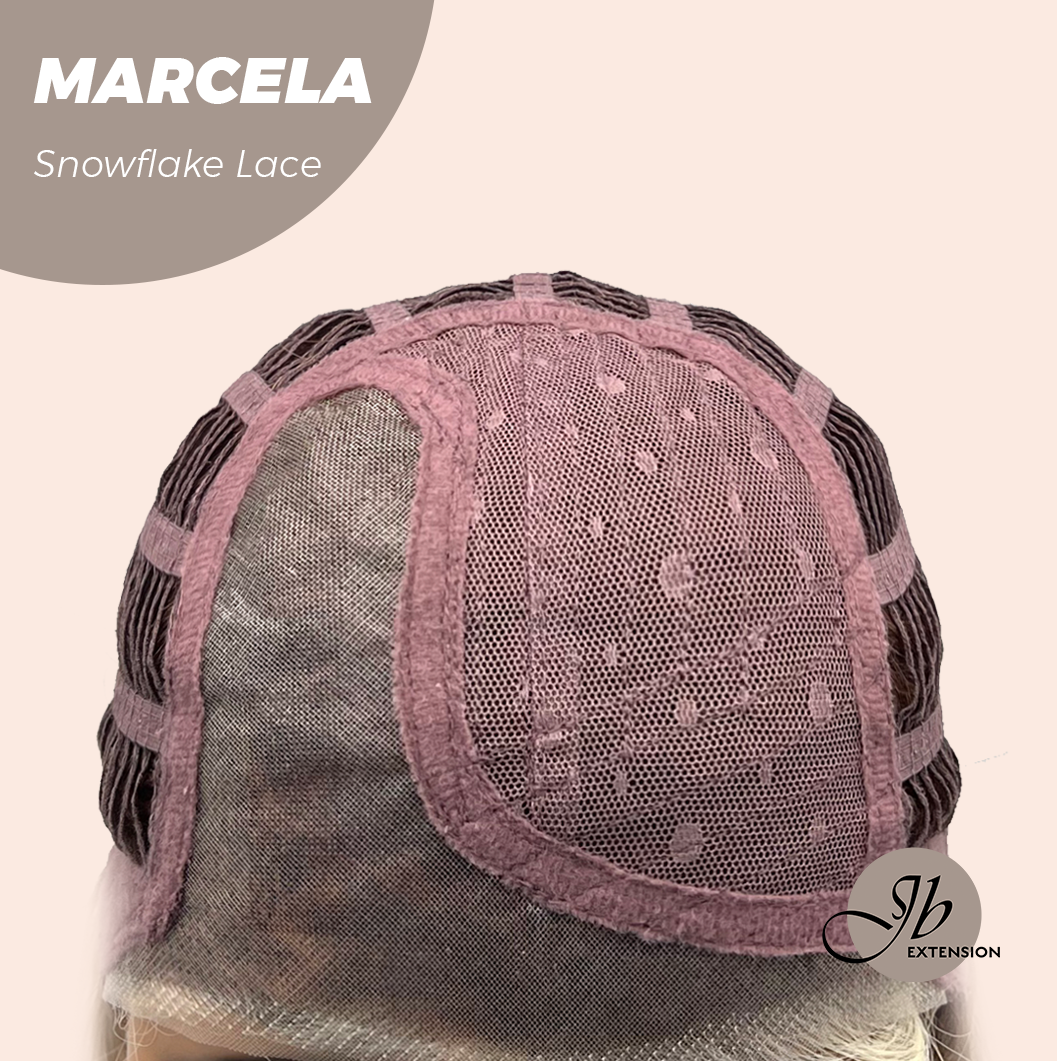 [PRE-ORDER] JBEXTENSION 15 Inches Blonde Pre-Cut Side Part Snowflake Lace Frontlace Glueless Wig MARCELA【BENDY EAR TABS】