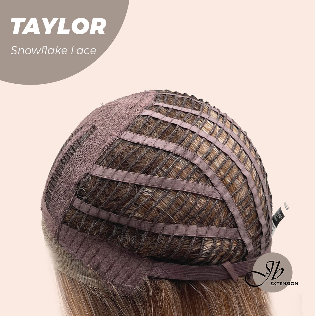 [PRE-ORDER] JBEXTENSION 18 Inches Apricot Pre-Cut Snowflake Lace Frontlace Glueless Wig TAYLOR【PERMATEASE】【BENDY EAR TABS】