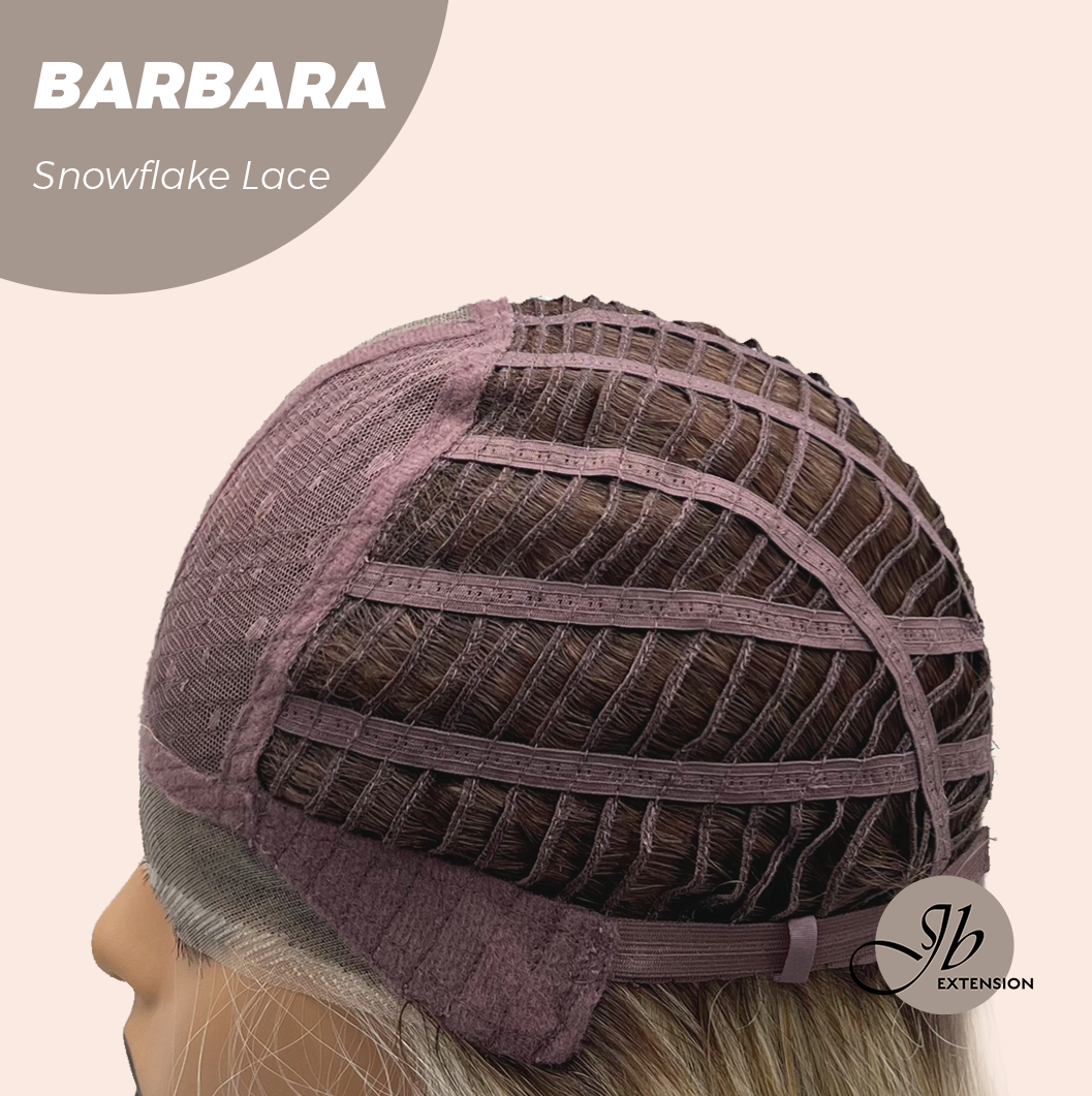 [PRE-ORDER] JBEXTENSION 12 Inches Blonde Curly Pre-Cut Side Part Snowflake Lace Frontlace Glueless Wig BARBARA【BENDY EAR TABS】