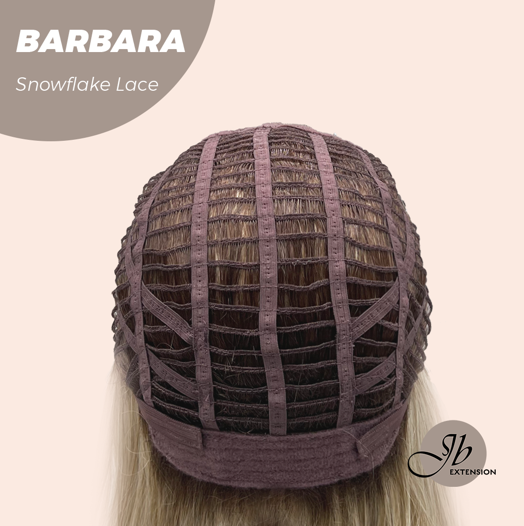 [PRE-ORDER] JBEXTENSION 12 Inches Blonde Curly Pre-Cut Side Part Snowflake Lace Frontlace Glueless Wig BARBARA【BENDY EAR TABS】