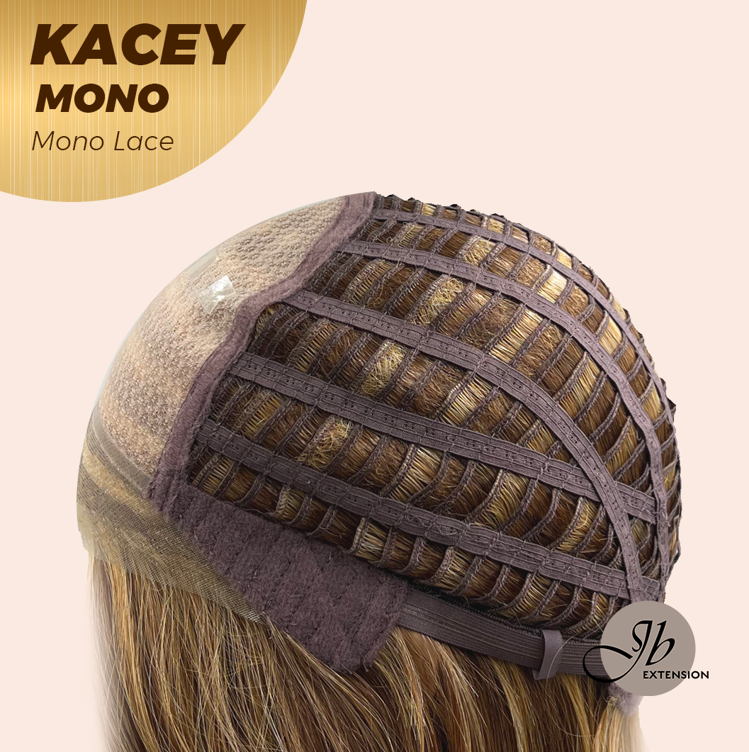 [PRE-ORDER] HOT OF SEASON - KACEY MONO Monofilament Handmade Wig 6X5 Full Monofilament Hand Tied Top Wig 27 Inches Copper Mono Lace Wig With Anti-slip Silicone Strips Glueless Wig KACEY MONO【BENDY EAR TABS】
