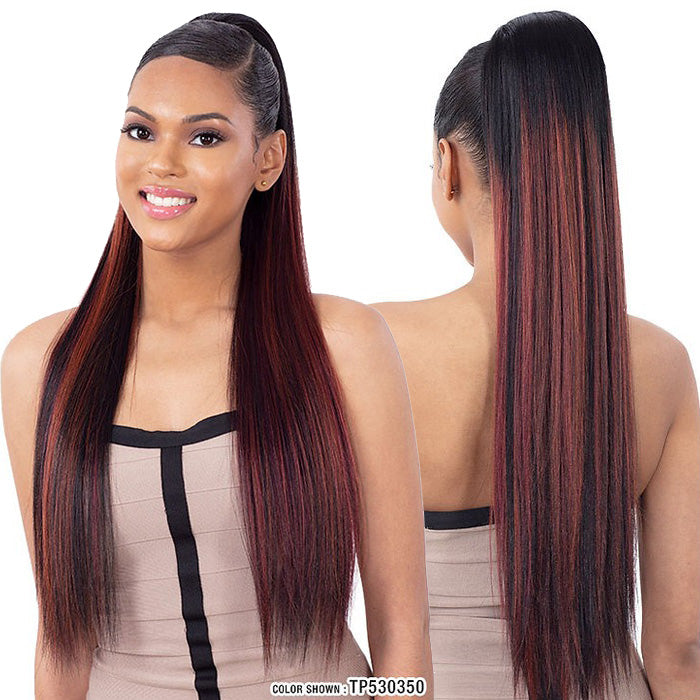 Mayde Drawstring Ponytail - GLITZ PONY 30"