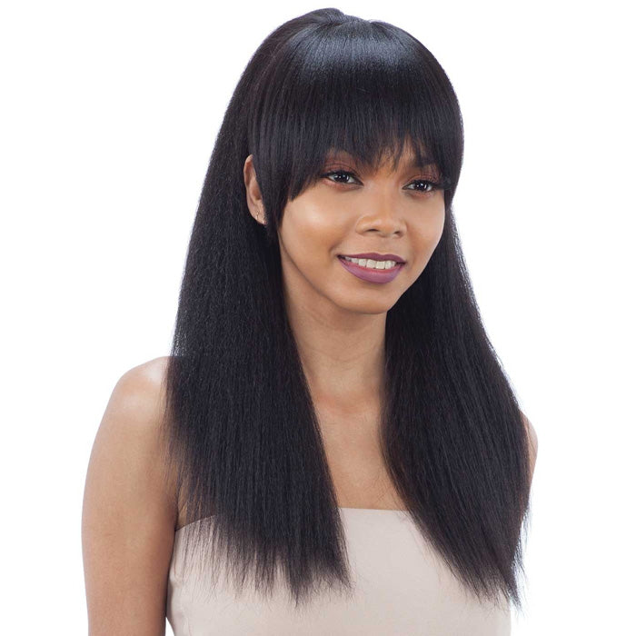 Model Model Ponytail And Blunt Bang YAKY STRAIGHT 2PCS