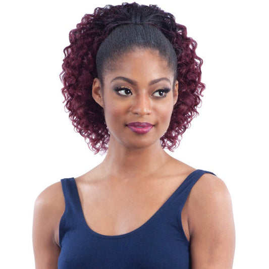 Shake-N-Go Que Human Hair Mastermix Drawstring Ponytail Q-BEACH GIRL