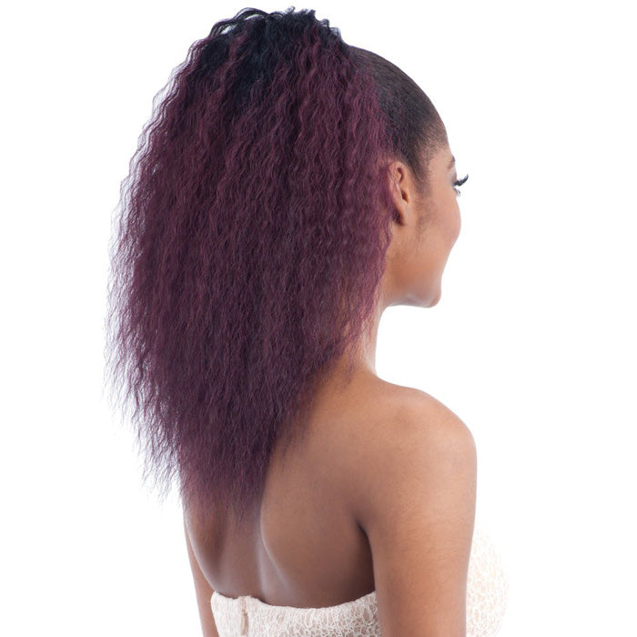 Shake-N-Go Que Human Hair Mastermix Drawstring Ponytail Q - SUPER GIRL