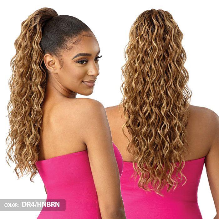 Outre Pretty Quick Drawstring Ponytail - MAHINA 22"