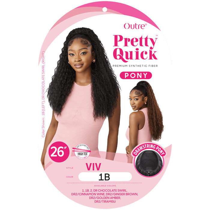 Outre Pretty Quick Drawstring Ponytail - VIV 26"