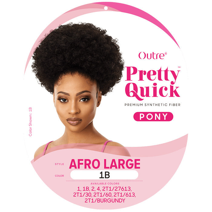 Outre Pretty Quick Drawstring Ponytail - AFRO LARGE