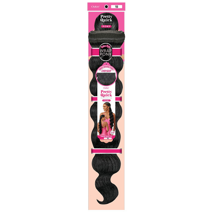 Outre Pretty Quick Wrap Around Pony - FINGER WAVE 24"