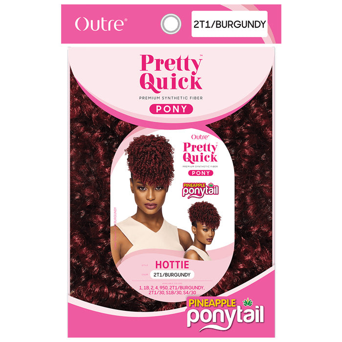 Outre Pretty Quick Pineapple Ponytail - HOTTIE