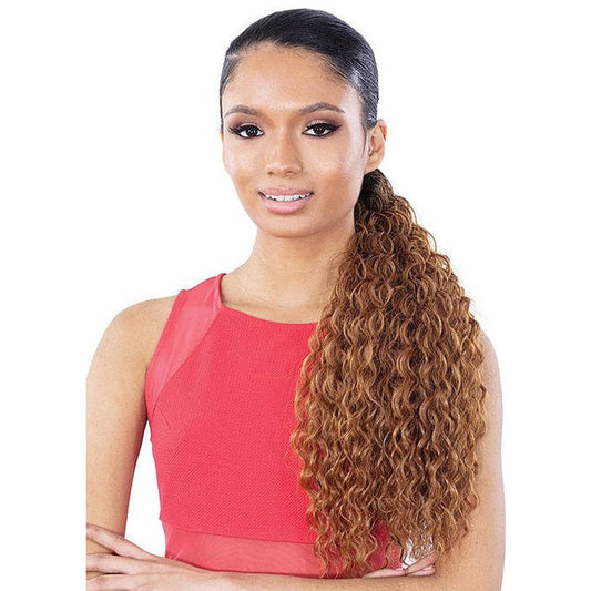 Mayde Pony Pro Stretch & Lock Ponytail - CURLEE PRO 24"