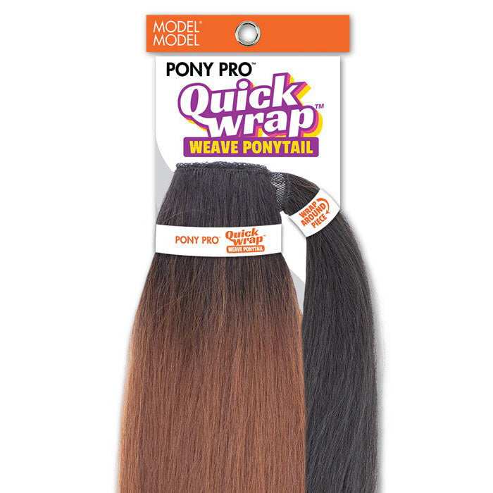 Model Model Pony Pro Quick Wrap - WEAVE PONYTAIL SMOOTH STRAIGHT