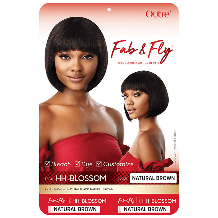 Outre Unprocessed Human Hair Fab & Fly Full Cap Wig HH-BLOSSOM