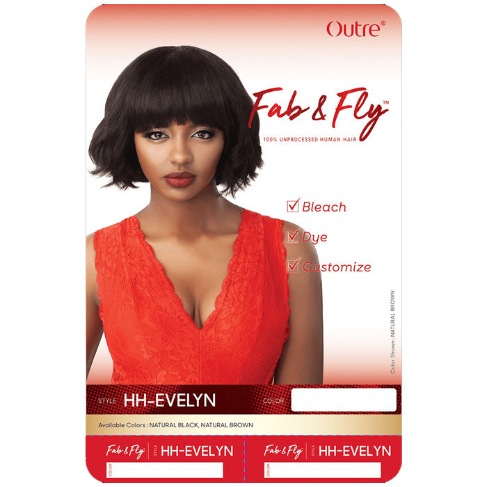 Outre Unprocessed Human Hair Fab & Fly Wig - HH EVELYN