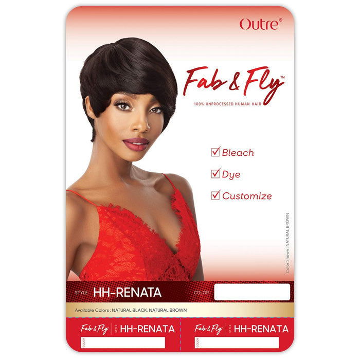 Outre Unprocessed Human Hair Fab & Fly Full Cap Wig - RENATA