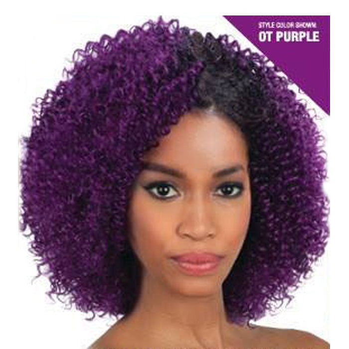 Milky Way Que Shortcut Series Human Hair Blend Weave - JERRY CURL 3 PCS