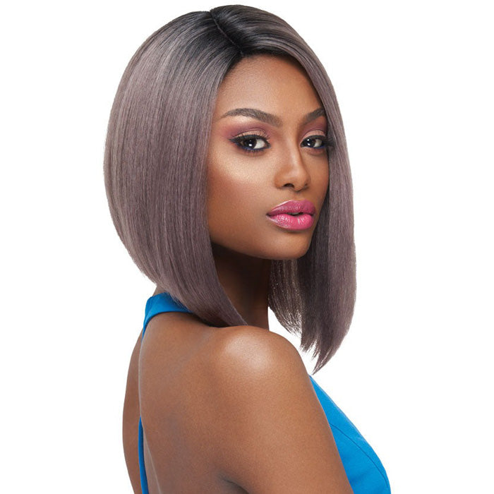 Outre Synthetic Swiss Lace L Parting Lace Front Wig - ISSA