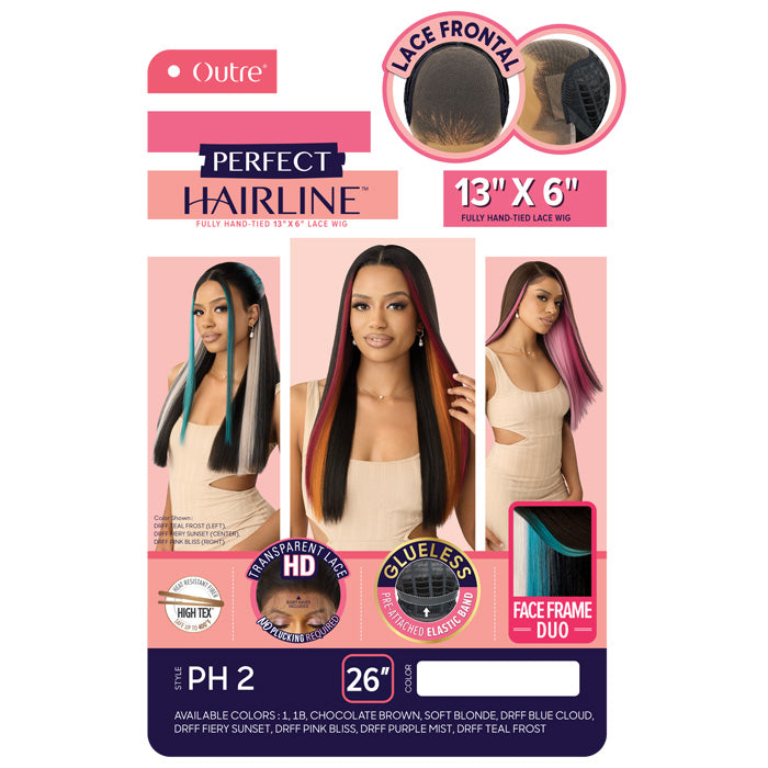 Perfect Hairline By Outre Glueless HD 13x6 Lace Front Wig - PH 2