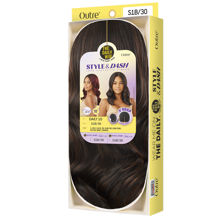 Outre The Daily Wig Style & Dash 3" Deep Lace Part Wig - DAILY 10