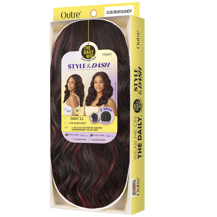 Outre The Daily Wig Style & Dash 3" Deep Lace Part Wig - DAILY 11