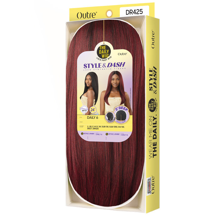 Outre The Daily Wig Style & Dash 3" Deep Lace Part Wig - DAILY 6