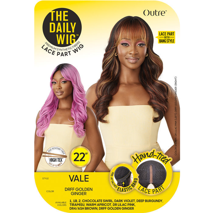 Outre The Daily Wig Lace Part Wig - VALE - with Bang Style