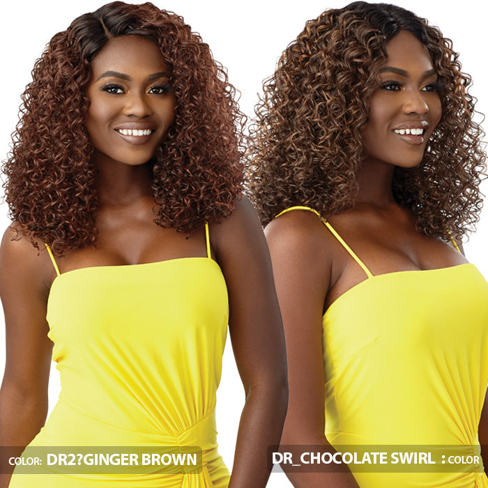 Outre The Daily Wig Wet and Wavy Lace Part Wig - DAMARIS