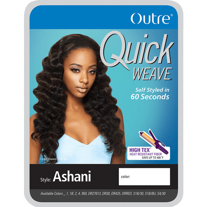 Outre Quick Weave Half Wig - ASHANI