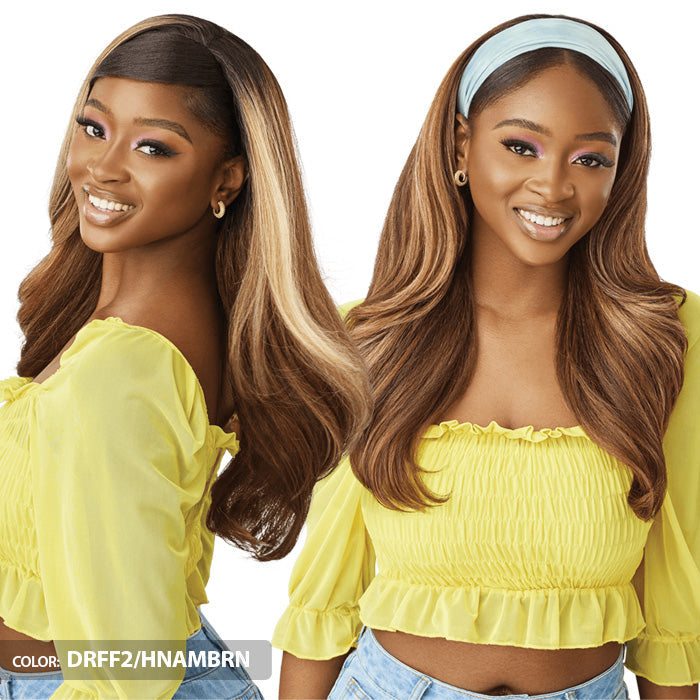 Outre Converti-Cap Delux Cap Half Wig - BLUSH & BLOOM 24"