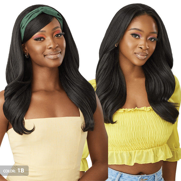 Outre Converti-Cap Delux Cap Half Wig - BLUSH & BLOOM 24"