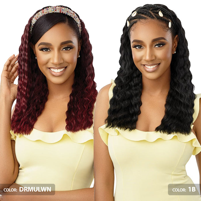 Outre Converti Cap Deluxe Half Wig Crimp Wave - RISING STAR