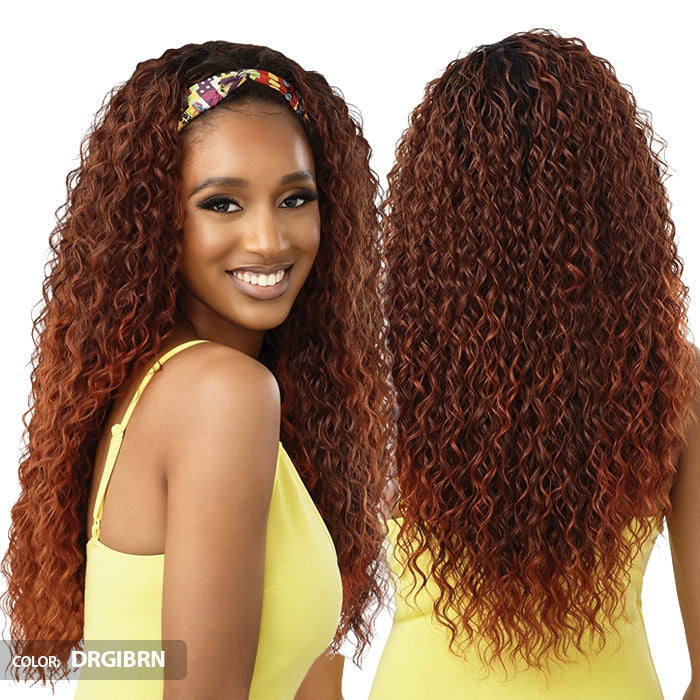 Outre Converti Cap Wet and Wavy Half Wig - KISSED BY MIST