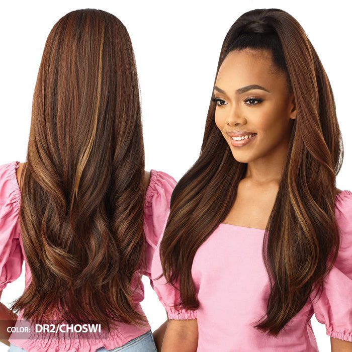 Outre Converti Cap + Wrap Pony Half Wig - KISS & TELL