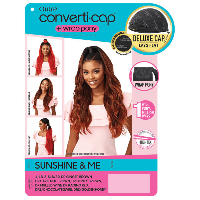Outre Converti Cap + Wrap Pony Half Wig - SUNSHINE & ME