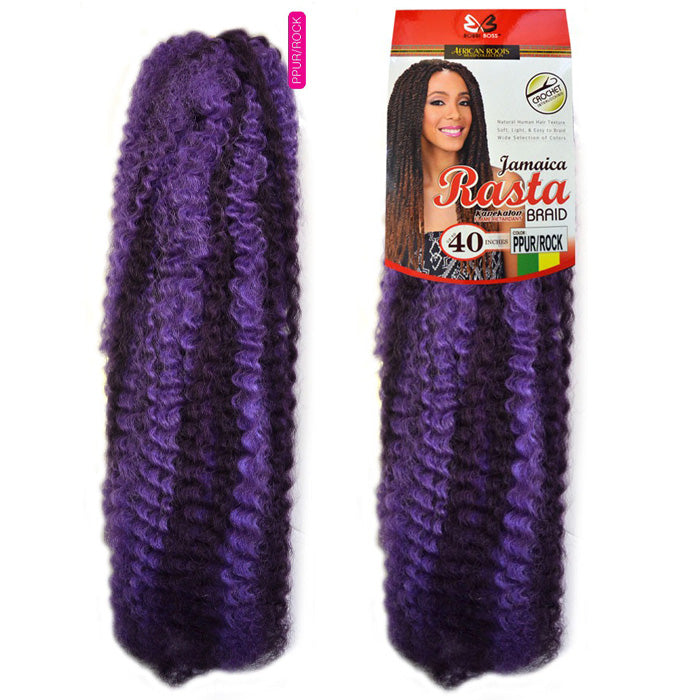 Bobbi Boss African Roots Crochet Braids - JAMAICA RASTA BRAID 40"