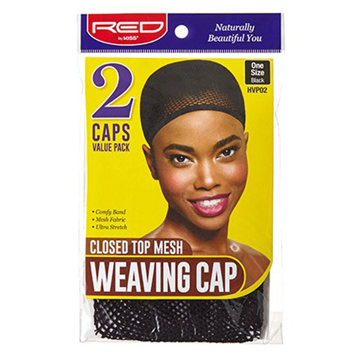 RED by Kiss Value Pack STOCKING WIG CAP / CLOSED TOP MESH WEAVING CAP