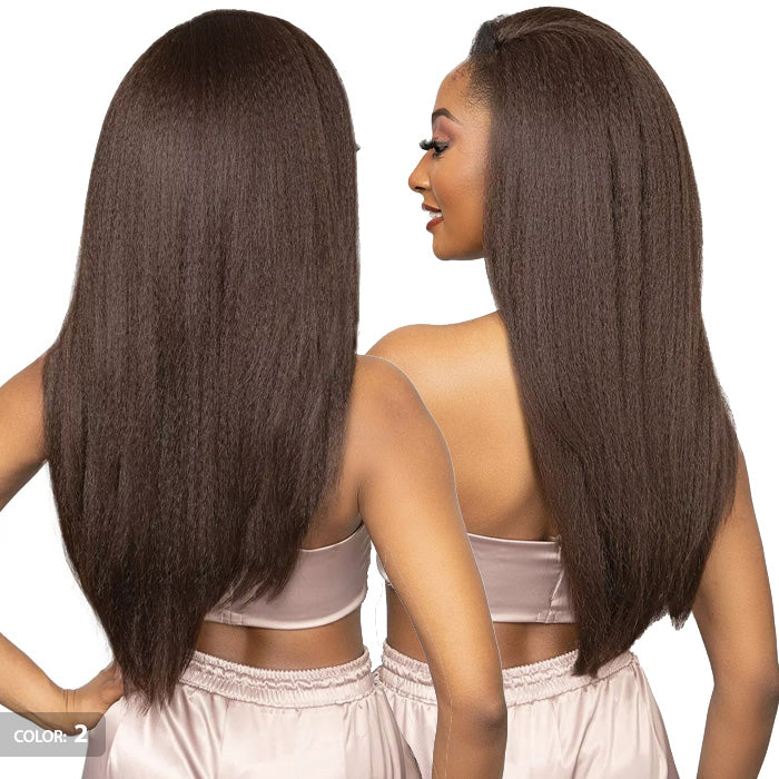 Janet Collection Remy Illusion Easy N Swift 100% Human Hair Prime Unimix Half Wig - VIGO