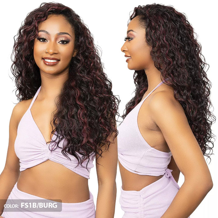 Janet Collection Remy Illusion Easy N Swift 100% Human Hair Prime Unimix Half Wig - WACO