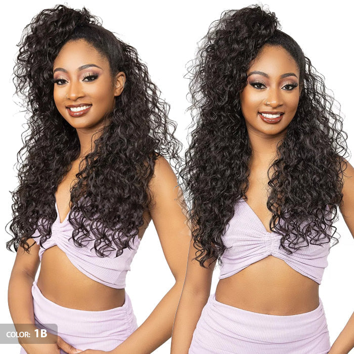 Janet Collection Remy Illusion Easy N Swift 100% Human Hair Prime Unimix Half Wig - WACO