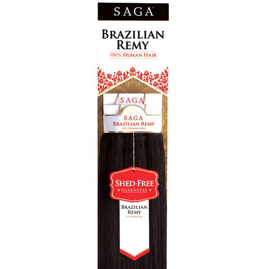 Saga 100% Brazilian Remy 100% Human Hair Weave - YAKY OMBRE TWO TONE 10/12"