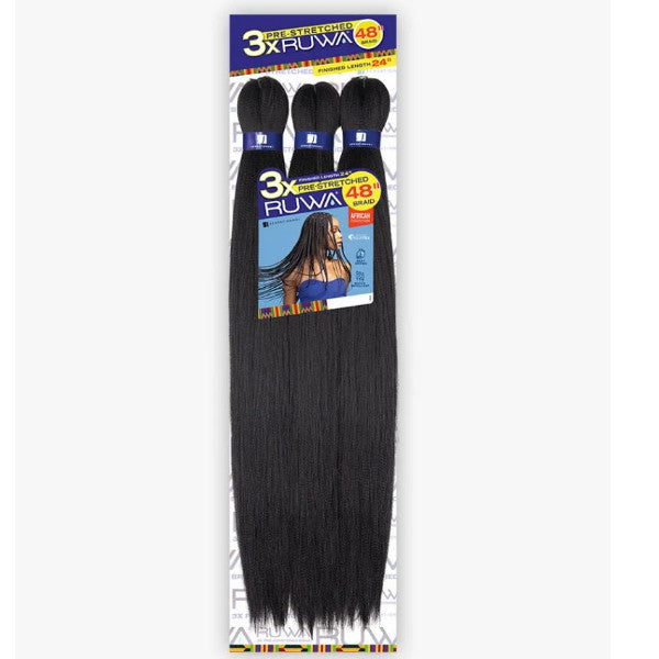 Sensationnel Ruwa - 3X PRE-STRETCHED BRAID 24"