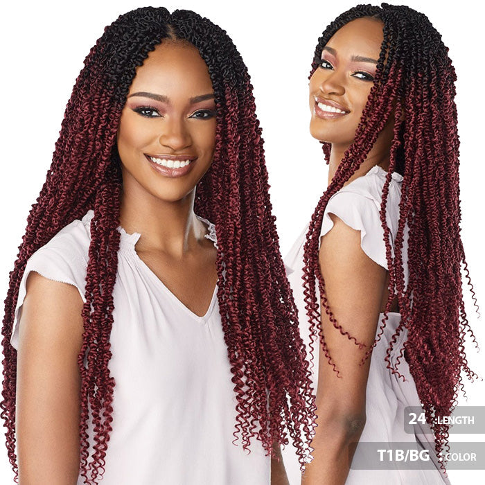 Sensationnel Lulutress Pre-Looped Crochet Braid - 2X SKINNY PASSION TWIST 18"/24"