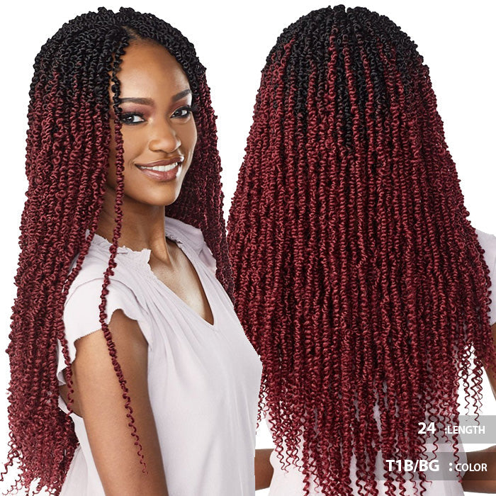 Sensationnel Lulutress Pre-Looped Crochet Braid - 2X SKINNY PASSION TWIST 18"/24"