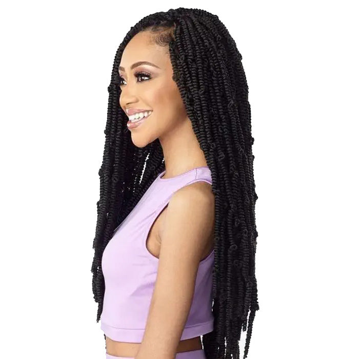 Sensationnel Lulutress Pre-Looped Crochet Braid - 3X BOMB TWIST 18"
