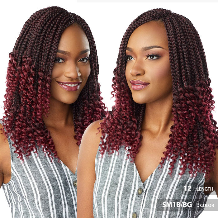 Sensationnel Lulutress Pre-Looped Crochet Braid - 3X GODDESS BOX BRAID 12"/18"