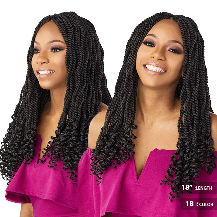 Sensationnel Lulutress Pre-Looped Crochet Braid - 3X KINKY TWIST 12/18"