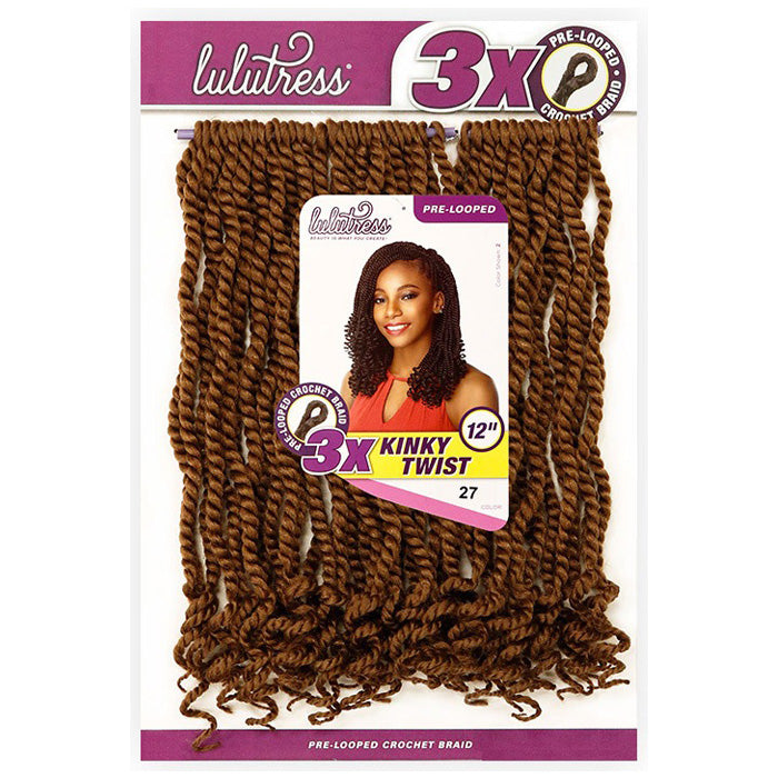 Sensationnel Lulutress Pre-Looped Crochet Braid - 3X KINKY TWIST 12/18"